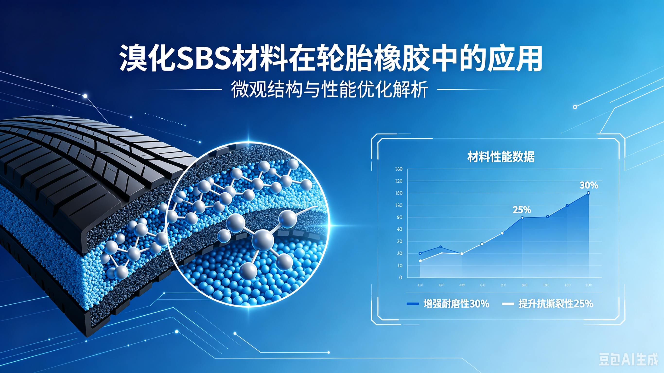 溴化SBS在高氣密性輪胎橡膠體系中的配伍機制、應用效能及工藝適配研究